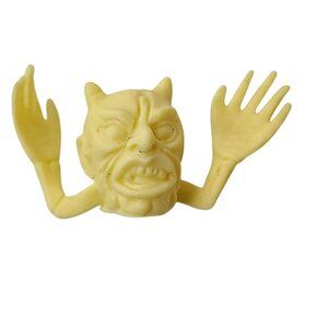 Vintage Rubber Monster Finger Puppet Goblin Demon Novelty Toy